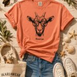 Ikaria Siga Siga Goat Glasses T-Shirt