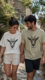 Ikaria Siga Siga Goat Glasses T-Shirt - Image 2